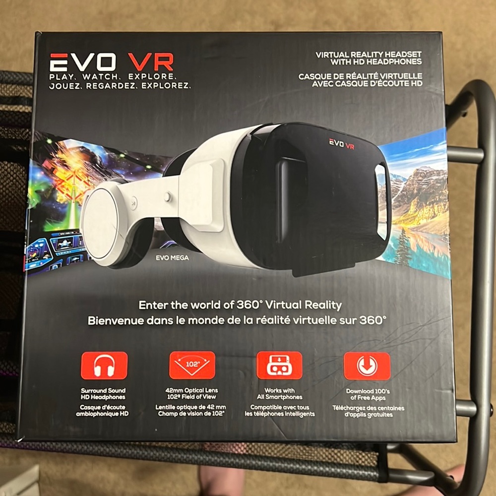 EVO VR. virtual reality headset